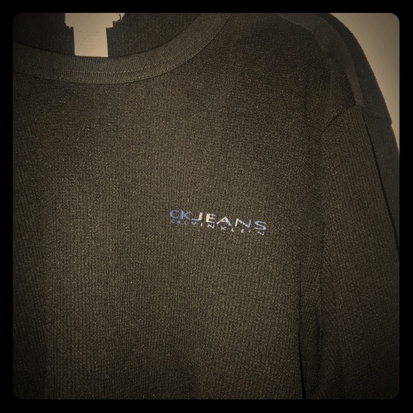 Black Long sleeve Calvin Klein t-shirt - Picture 1 of 4